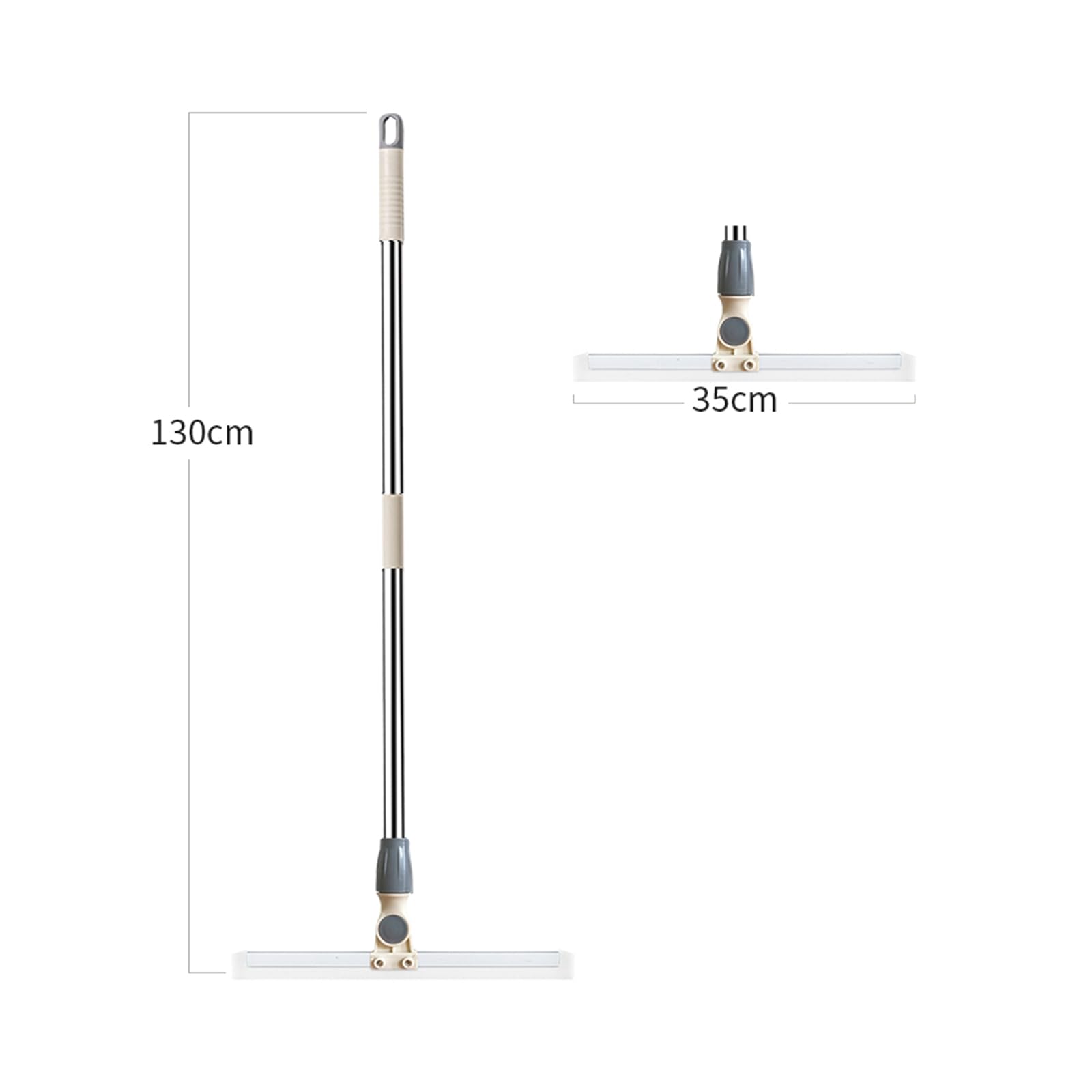 Amazon｜水切りワイパー スクイジ ガラスワイパー延長棒付き130 cm